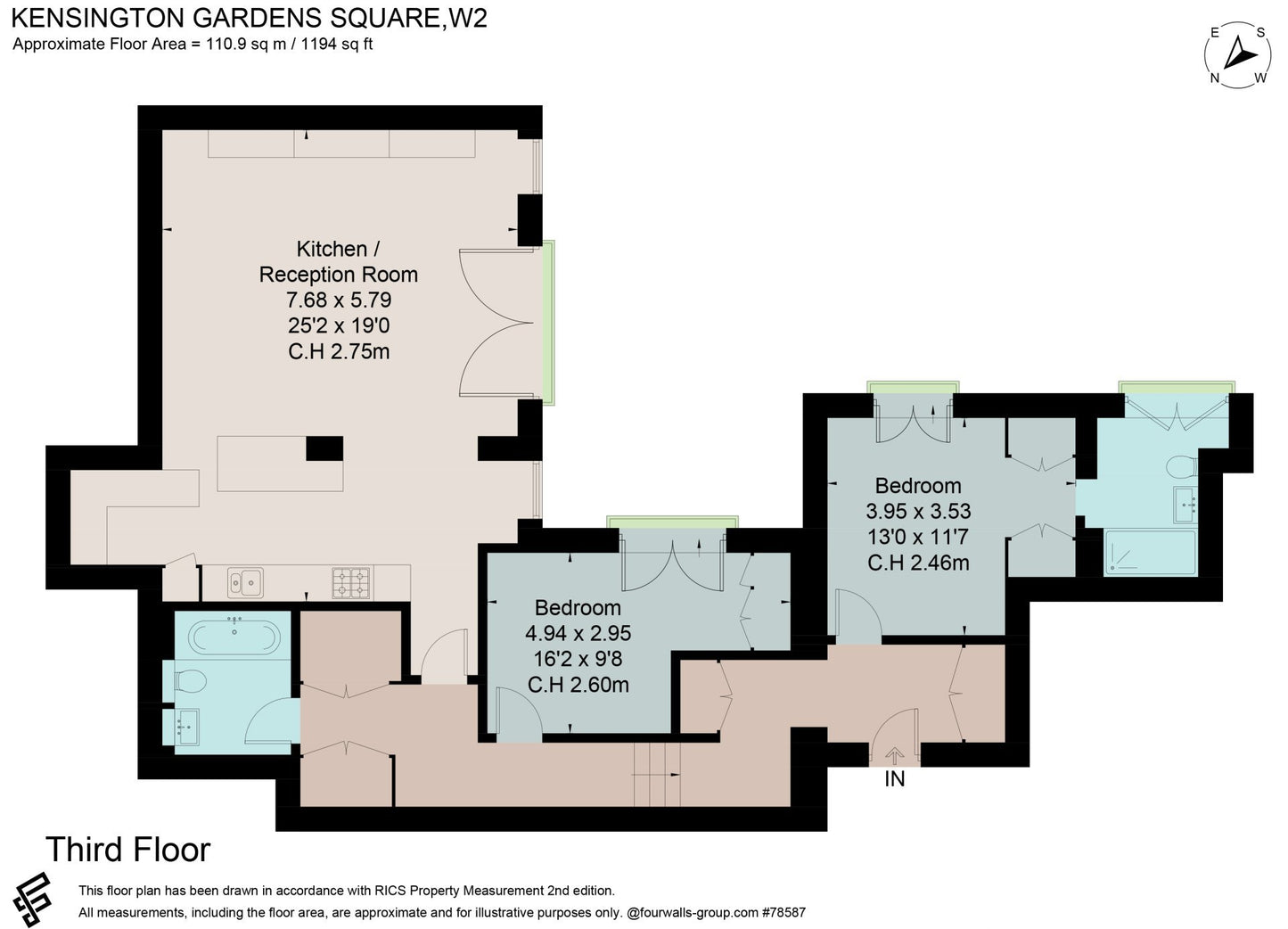 Kensington Gardens Square Bayswater, W2